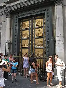 Porte du Paradis du Baptistère Saint-Jean.