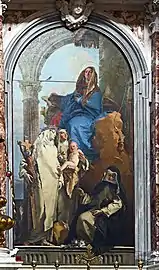 La vierge et les saintes dominicaines par Tiepolo