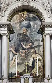 Venise aux pieds de Saint Antoine de Padoue Basilique Santa Maria della Salute