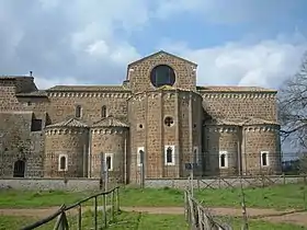 Les absides de l'église de Santa Maria di Falleri restaurée