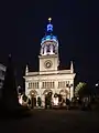 Église de la sainte-croix, la nuit