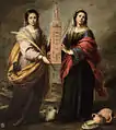 Saintes Juste et Rufine par Bartolomé Esteban Murillo