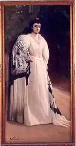 Portrait de Maria Riquelme, Barcelone, Centre de Documentació i Museu de les Arts Escèniques.