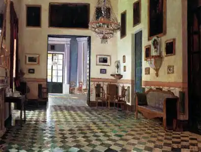 Intérieur du palais de Víznar, localisation inconnue.