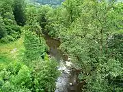 En aval du pont de Laspeyrière.