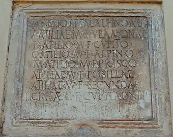 Inscription romaine