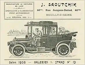 Affiche publicitaire 1908.