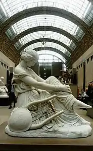 Sapho (1852), marbre, Paris, musée d'Orsay.