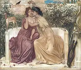 Sappho and Erinna in a Garden at Mytilene (1864), Londres, Tate Britain.