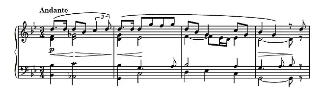 Partition pour piano