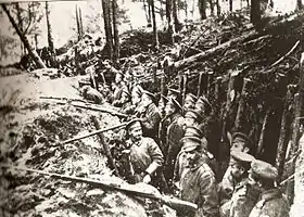 Troupes russes à Sarikamish, 1914.