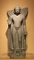 Bouddha debout. Sarnath, Ve siècle, Musée indien.