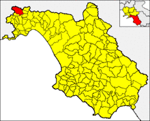 Localisation de Sarno