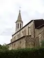 Arrière de l'église Saint-Vincent.