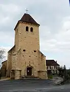 L'église Saint-Hilaire et Saint-Léobon.