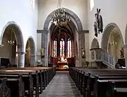 Intérieur de l'église Saint-Georges.