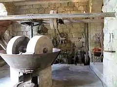 Moulin à huile de Sartène avec son engrenage