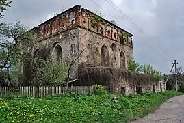 La Synagogue de Sataniv, classée, l'une des plus vielle d'Ukraine.