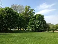 Vue du parc en mai 2013.