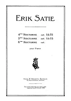 Image illustrative de l’article Nocturnes (Satie)