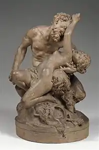 Albert-Ernest Carrier-Belleuse, Satyre et Nymphe (1868), Paris, musée d'Orsay.