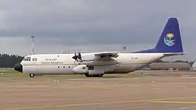 Lockheed L-100 de la compagnie Saudi Airlines en 2011