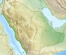 voir sur la carte d’Arabie saoudite