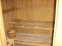 Le sauna, composante forte et emblématique de la culture finlandaise.