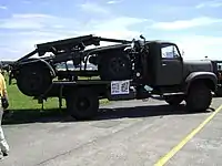 Camion de transport de matériel long Saurer 2DM  4x4.