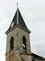 Le clocher de l'église Saint-Martin.