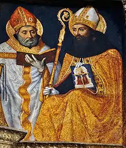 Saint Ambroise et saint Augustin