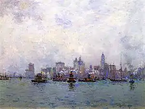 Lower New York, vers 1910