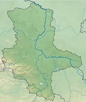 Voir sur la carte topographique de Saxe-Anhalt
