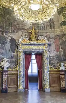 Scène de la foire Saint Laurent - Fresque de Henry Gervex - Foyer de l'Opéra Comique