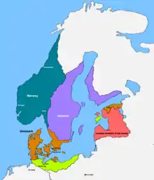Dominium maris baltici, Scandinavie, 1219