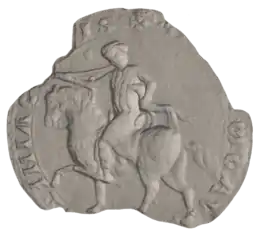 Sceau de Geoffroy II appendu en 1225.
