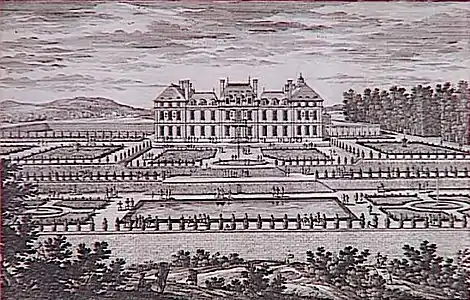Gravure : Château de Sceaux