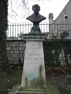 Monument à Paul Arène (1897), Sceaux, jardin des Félibres.