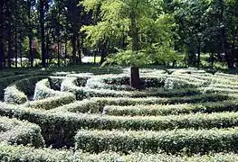 Jardin anglais du parc de Schönbusch à Aschaffenbourg, Allemagne.