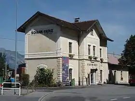 La gare de Schaan-Vaduz.
