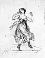 18. Danseuse, dessin de Schadow (1796)