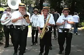 Groupe de jazz «Peper en zout». Fête de la Cerise en 2011.