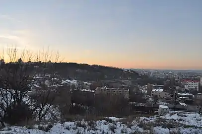 Panorama depuis Chtchekavitsa aujourd'hui, angle nord-ouest.