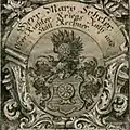 Armoiries de Marx Scheler, conseiller d'Ulm (1742)