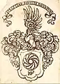 Armoiries de Sebastian Scheler (avant 1563-vers 1630), conseiller municipal à Ravensburg
