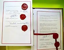 Description de l'image Schengen Agreement (1985) signatures.jpg.
