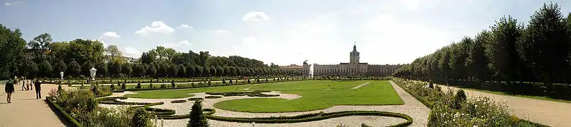 Jardins du château de Charlottenbourg.