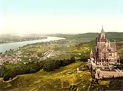 Drachenburg en 1900.