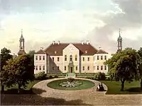 1860-1880 château de Boyadel où Ernestine Henriette Charlotte von Tschirschky und Bögendorff (1799-1850) décéda. Elle était l'épouse de Alexander Otto konrad von Kottwitz (1783-1854)