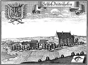 Château Deutenhofen (en) en 1700.